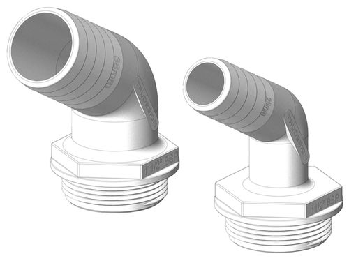 Raccord de plomberie en plastique - 120° - Tru Design Plastics Ltd. 
