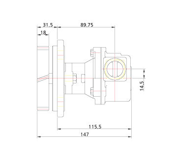Pompe pour bateau - DJ-C0820 - DJ PUMP - de refroidissement moteur / à eau / à rotor