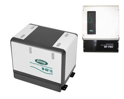 Groupe électrogène diesel - W-GV 15 MOBILE - WhisperPower - pour bateau / avec alternateur