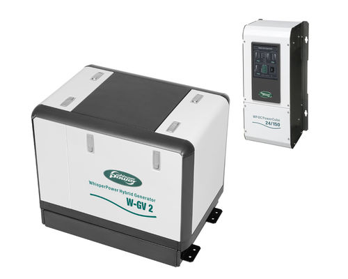 Groupe électrogène diesel - W-GV 1 Scalino - WhisperPower - pour bateau / insonorisé / avec alternateur
