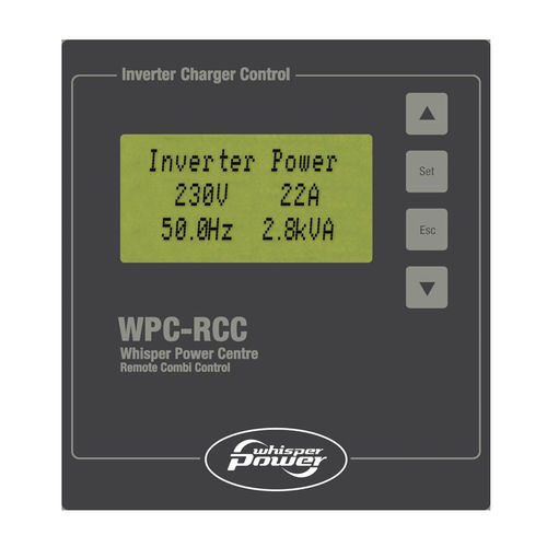 Tableau de commande pour bateau - WPC-RCC - WhisperPower - pour régulateur de charge solaire