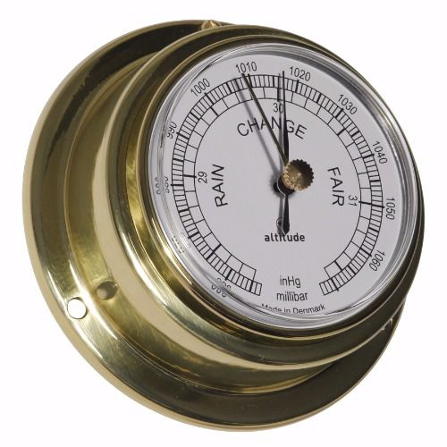 Baromètre analogique - 842 B uk - Delite  - en laiton / blanc