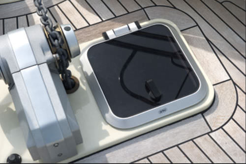 Panneau de pont carré - FLUSHLINE - Gebo Marine Glazing B.V. - pour bateau / ouvrant