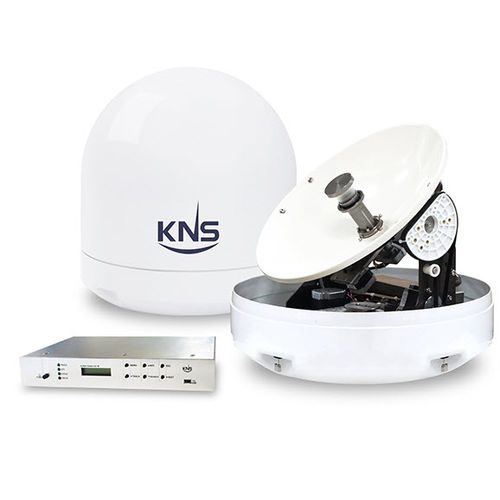 Antenne satellite - SUPERTRACK K4 - KNS   - bande Ku / pour bateau / pour navire