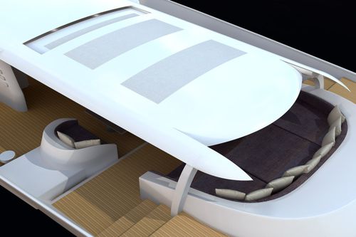 Taud de soleil pour yacht - Retractable Roof - Sol-Mates