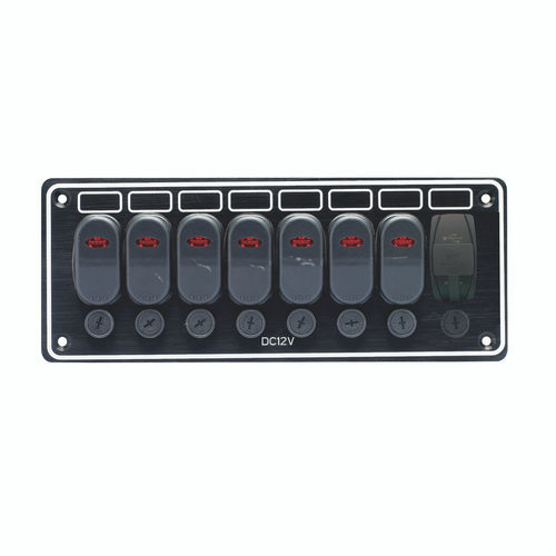 Tableau électrique pour bateau - 10247-BKUAC - AAA WORLD-WIDE ENTERPRISES LTD. - étanche / avec port USB