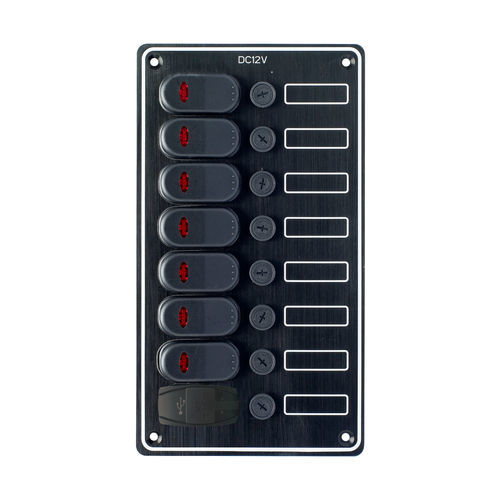 Tableau électrique marin - 10167-BKUAC - AAA WORLD-WIDE ENTERPRISES LTD. - étanche / avec port USB