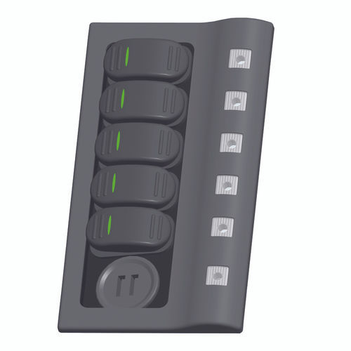 Tableau électrique pour bateau - 10325-U2C - AAA WORLD-WIDE ENTERPRISES LTD. - étanche / avec port USB