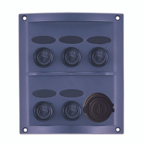 Tableau électrique pour bateau - 10160-BKUAC - AAA WORLD-WIDE ENTERPRISES LTD. - étanche / avec port USB