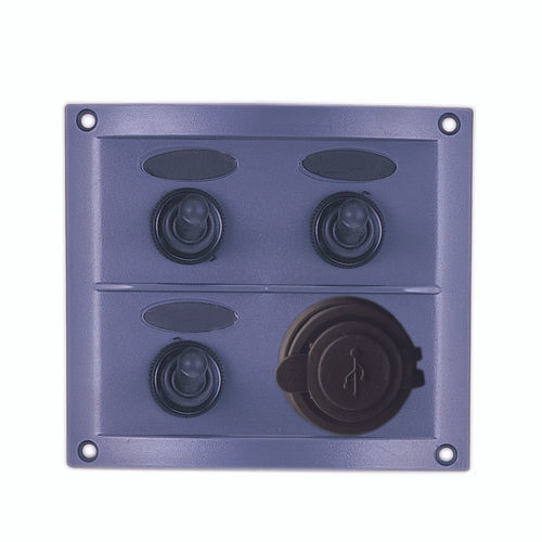 Tableau électrique pour bateau - 10140-UAC - AAA WORLD-WIDE ENTERPRISES LTD. - étanche / avec port USB