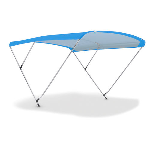 Bimini top pour bateau à moteur - SPORT 3 ARCHI - Nettuno Marine Equipment - pour bateau pneumatique / pour cockpit / structure en acier inoxydable