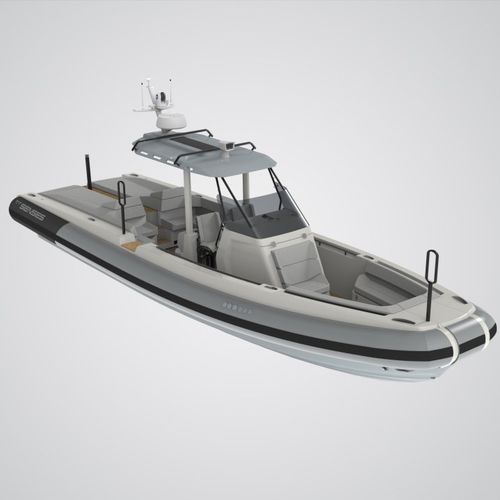Bateau pneumatique in-bord - T/T Senses - Xtenders - diesel / semi-rigide / à console centrale