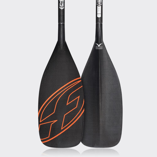 Pagaie pour stand-up paddle-board - BATTLE 100% CARBON  - F-one SUP - de course / asymétrique / simple
