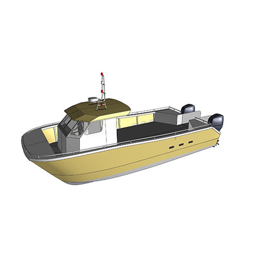 Bateau taxi - RIDER CS31 - CASEYEUR - RIDER MARINE - bateau de pêche professionnelle / hors-bord