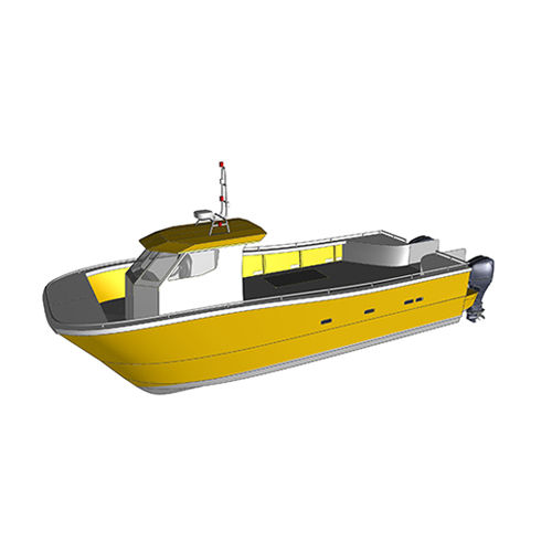 Bateau taxi - RIDER CS33  - RIDER MARINE - bateau de pêche polyvalent / catamaran / hors-bord