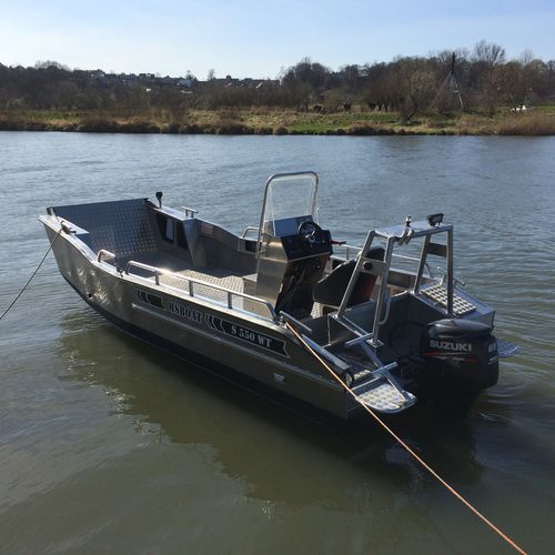 Bateau utilitaire - S 550 WT - MS Boat - hors-bord / en aluminium