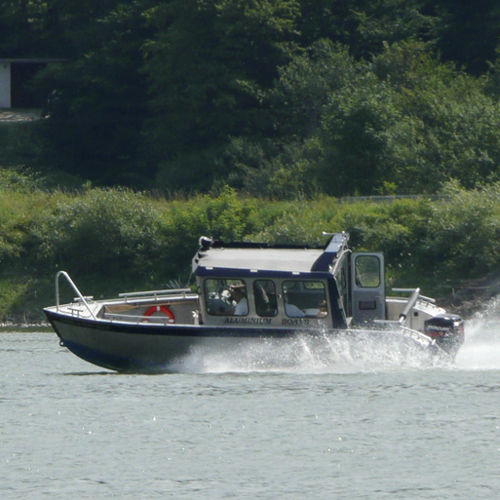 Bateau utilitaire - C 750 - MS Boat - bateau de pêche professionnelle / hors-bord / en aluminium