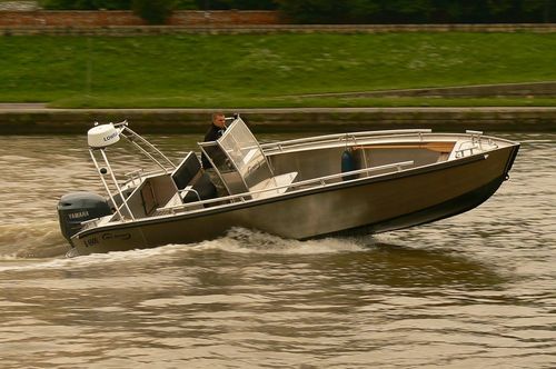 Bateau utilitaire - S 690 - MS Boat - hors-bord / en aluminium