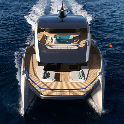 Motor-yacht catamaran - 92 - WIDER Yachts - de croisière / à fly fermé / hybride
