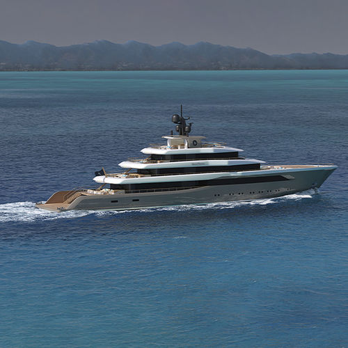 Mega-yacht de croisière - Moonflower 72 - WIDER Yachts - raised pilothouse / avec piscine / avec héliport