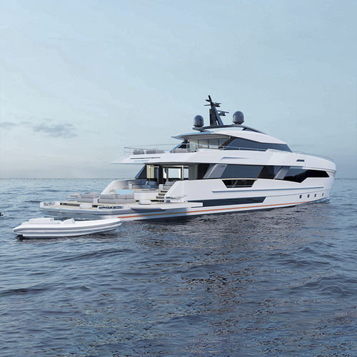 Super-yacht de croisière - 43 - WIDER Yachts - avec timonerie / hybride / 5 cabines