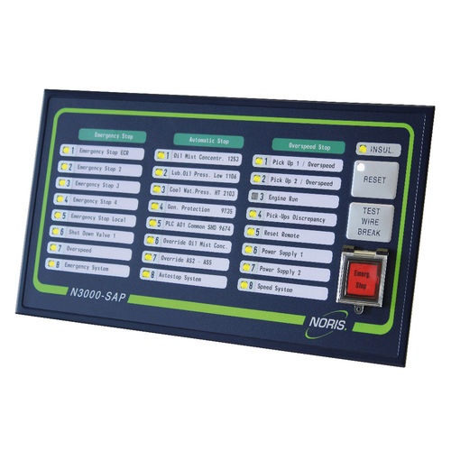 Système de sécurité avec système d'arrêt d'urgence (pour moteurs diesel de propulsion pour yachts et navires) - N3000-SAP - NORIS Group GmbH