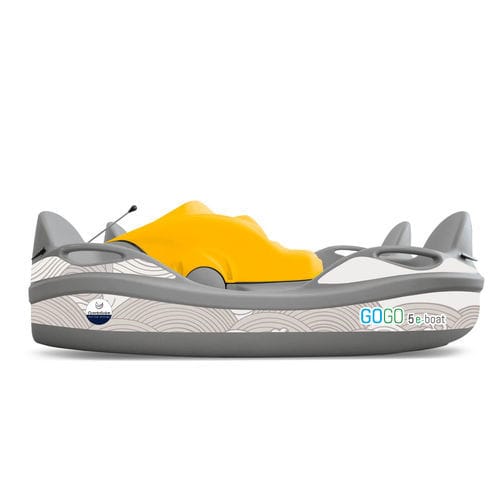 Bateau à pédales 5 places - GOGO 5 - GARDASOLAR SRL - multicolore / propulsion électrique