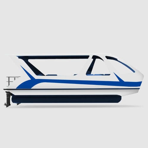 Bateau à passagers - E-BUS - GARDASOLAR SRL - catamaran / solaire électrique / en aluminium