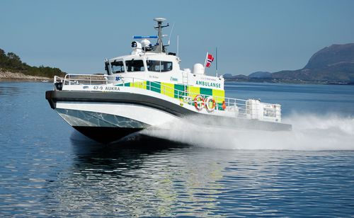 Bateau de surveillance - FF 55X SAR - HUKKELBERG BOATS - bateau de recherche et sauvetage / bateau ambulance / in-bord hydrojet