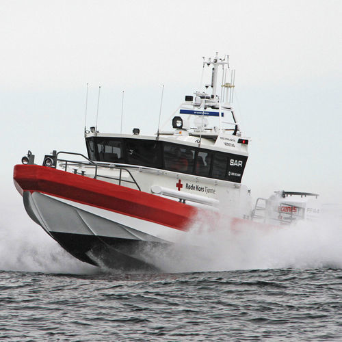 Bateau de surveillance - FF 45X SAR - HUKKELBERG BOATS - bateau de recherche et sauvetage / bateau ambulance / in-bord hydrojet