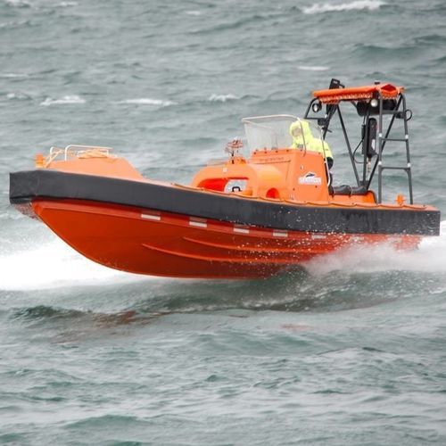Bateau de sauvetage - HB Springer 800 - HUKKELBERG BOATS - in-bord hydrojet / en aluminium / coque rigide