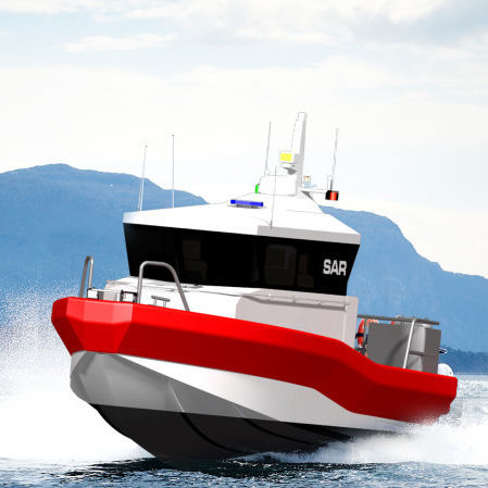 Bateau de recherche et sauvetage - 30Z SAR - HUKKELBERG BOATS - bateau de sauvetage / in-bord hydrojet / stern-drive