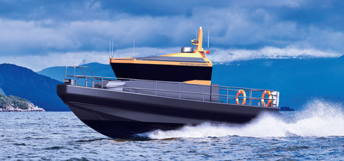 Bateau de surveillance - FF33 MK2 - HUKKELBERG BOATS - in-bord hydrojet / stern-drive / en aluminium