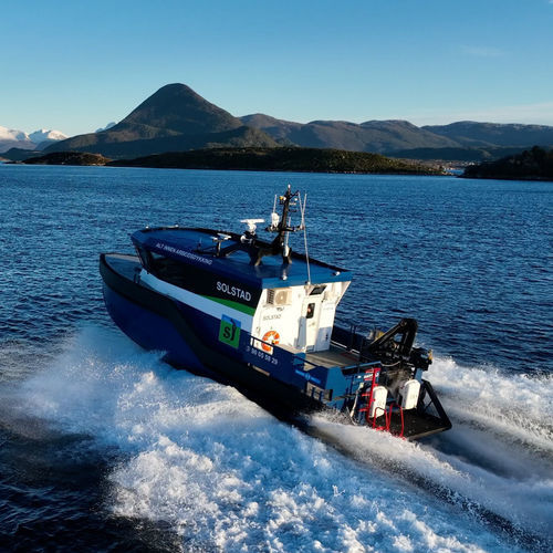 Bateau de support pour la plongée - FF X-55 M4 LDC - HUKKELBERG BOATS - in-bord / diesel / in-bord hydrojet