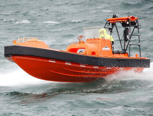Bateau professionnel bateau de sauvetage rapide - S800 - HUKKELBERG BOATS - diesel / in-bord hydrojet / en aluminium