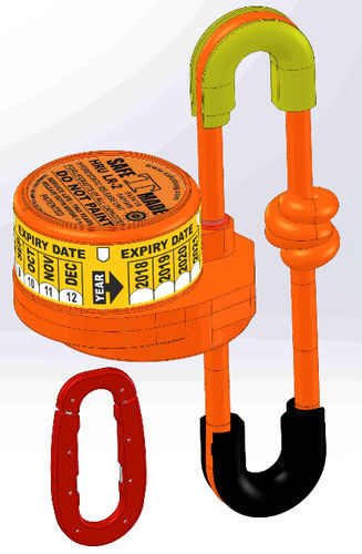 Système de largage de radeau de survie - HRU-LR2 - SeaCurity GmbH - automatique / hydrostatique / pour navire
