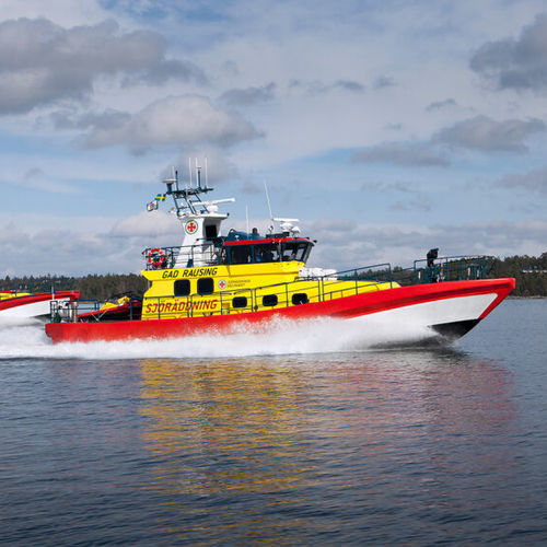 Bateau de recherche et sauvetage - 20 M - Swede Ship Marine AB - in-bord / diesel / en fibre de verre