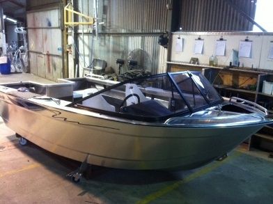 Bay boat hors-bord - 440 THRESHER DORY - Marco Boats - à double console / de pêche sportive