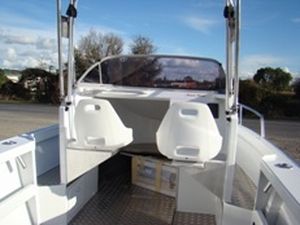 Walkaround hors-bord - 600 WALKAROUND - Marco Boats - de pêche promenade / en aluminium
