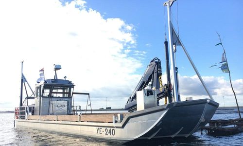Bateau de transport logistique - CHALANDS À PIQUES - Navalu - hors-bord / en aluminium