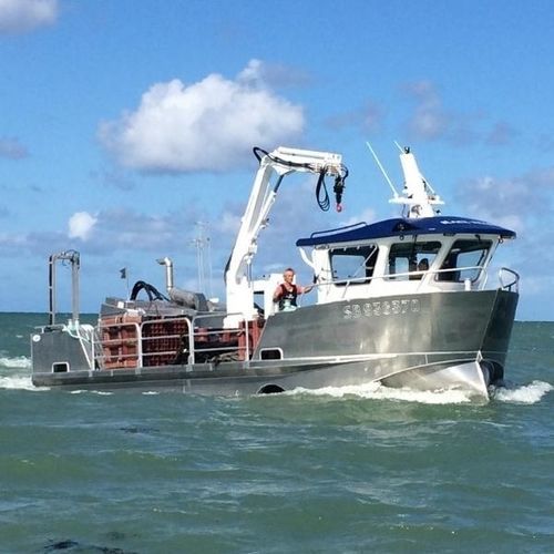 Bateau de travail - Navalu - bateau de transport de personnel / hors-bord / en aluminium