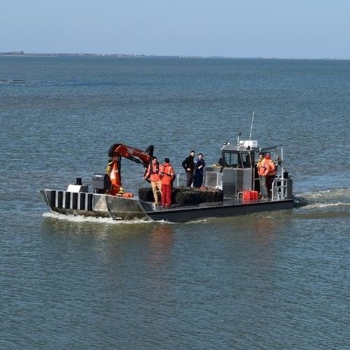 Bateau de transport logistique - Navalu - hors-bord / diesel / en aluminium