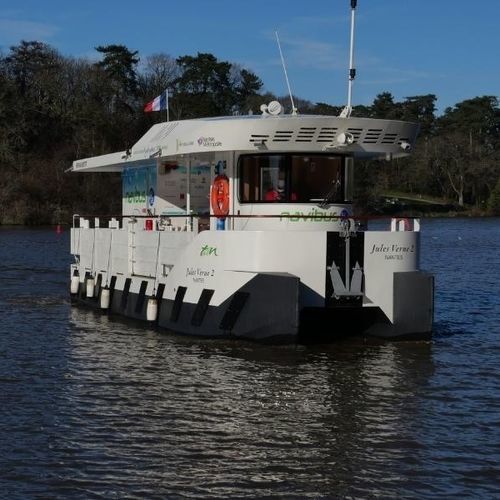 Bateau à passagers - NAVIBUS  - Navalu - catamaran / in-bord / en aluminium