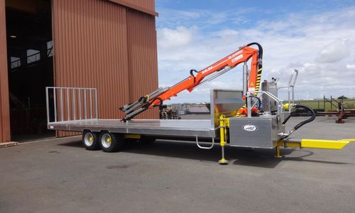 Remorque de manutention - Navalu - pour chantier naval