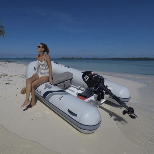 Bateau pneumatique hors-bord - Ultralite 260 - HIGHFIELD BOATS - semi-rigide / open / en aluminium