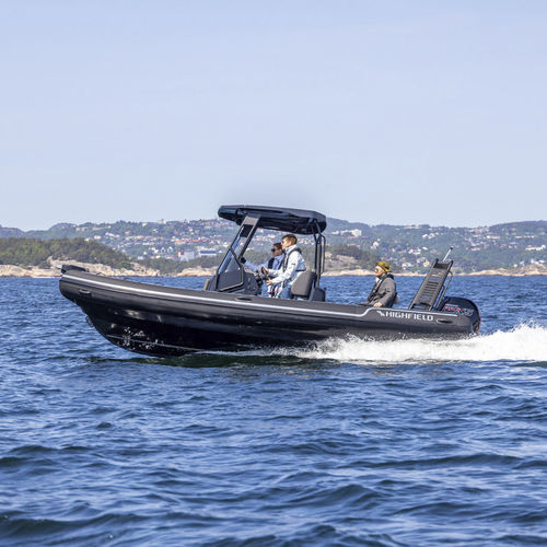 Bateau pneumatique hors-bord - SP 660 - HIGHFIELD BOATS - semi-rigide / à console centrale / open