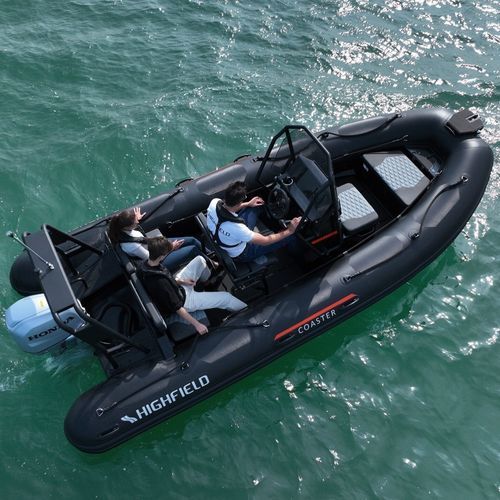 Bateau de surveillance - 540 Coaster - HIGHFIELD BOATS - hors-bord / en aluminium / bateau pneumatique semi-rigide