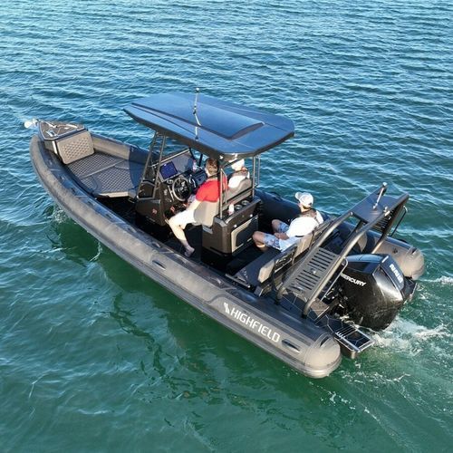 Bateau pneumatique hors-bord - SP 700 - HIGHFIELD BOATS - semi-rigide / à console centrale / open