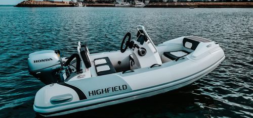 Bateau pneumatique hors-bord - SP 300 - HIGHFIELD BOATS - semi-rigide / à console centrale / open