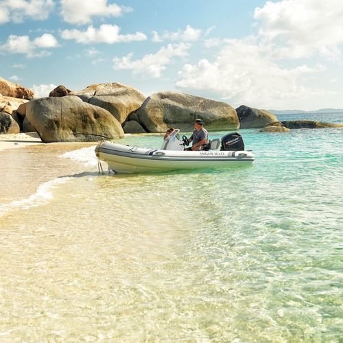 Bateau pneumatique hors-bord - CL 460 - HIGHFIELD BOATS - semi-rigide / à console centrale / open